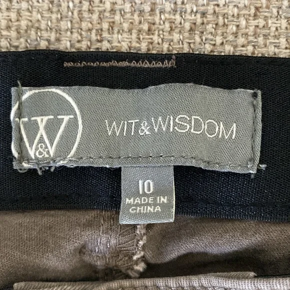 Wit & Wisdom taupe stretch Jeans - Picture 4 of 6